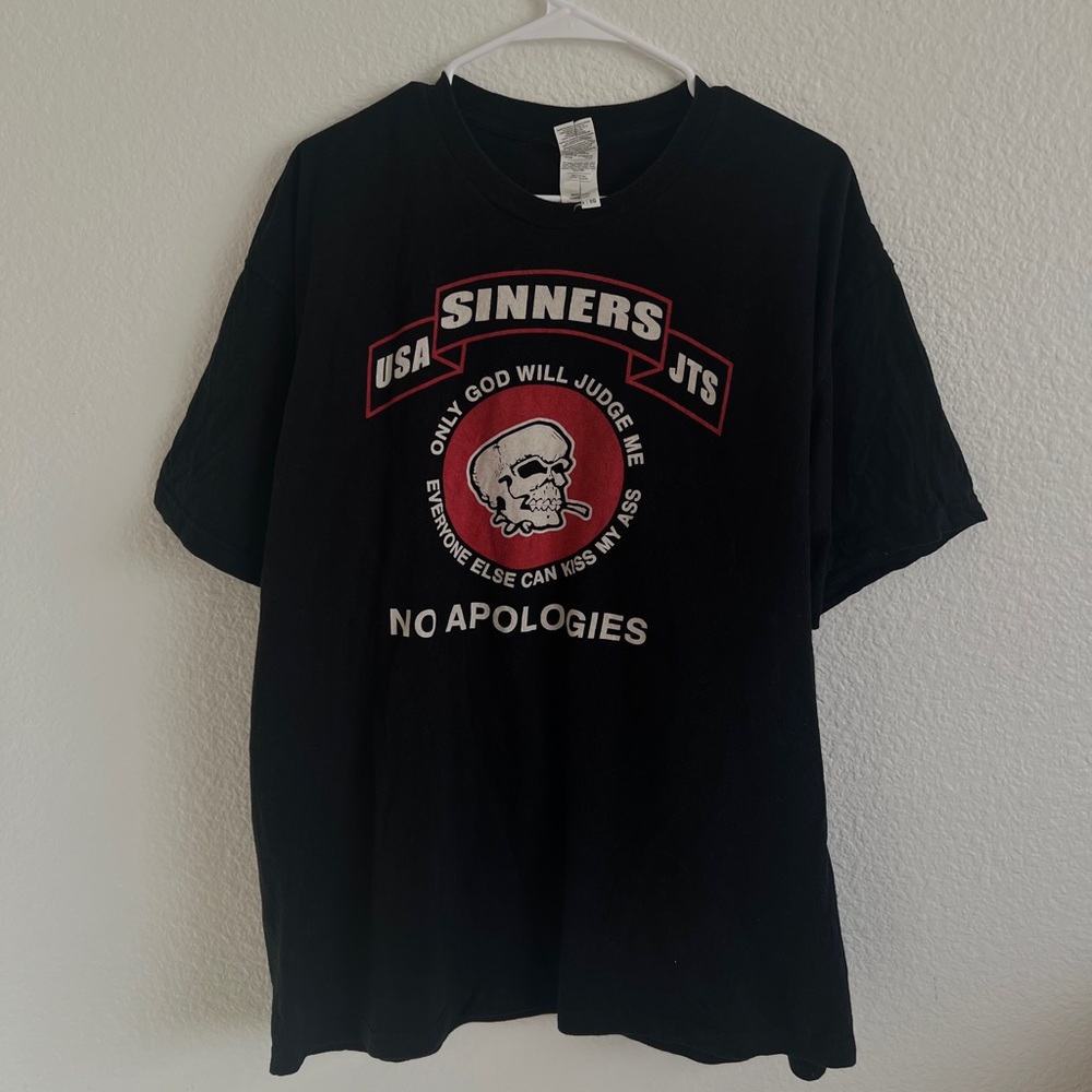 Vintage Black T-Shirt “SINNERS”